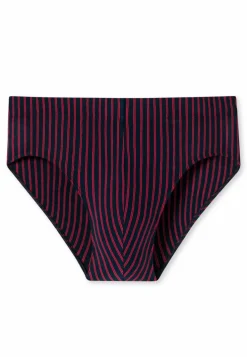 SCHIESSER 95/5 slip (1-pack), heren supermini biologisch katoen gestreept meerkleurig