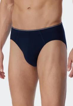 SCHIESSER 95/5 slip (1-pack), heren supermini slip biologisch katoen donkerblauw