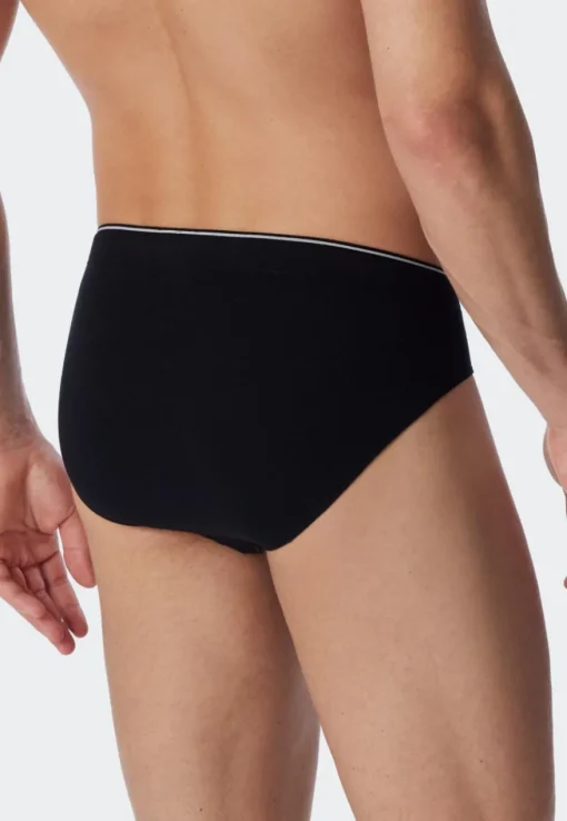 SCHIESSER 95/5 slip (1-pack), heren supermini slip biologisch katoen zwart