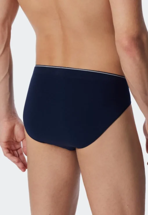 SCHIESSER 95/5 slip (1-pack), heren supermini slip biologisch katoen donkerblauw