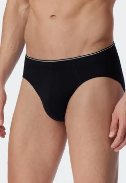 SCHIESSER 95/5 slip (1-pack), heren supermini slip biologisch katoen zwart