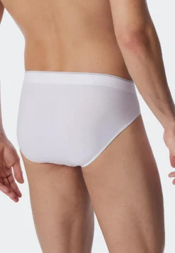 SCHIESSER 95/5 slip (1-pack), heren supermini slip biokatoen wit