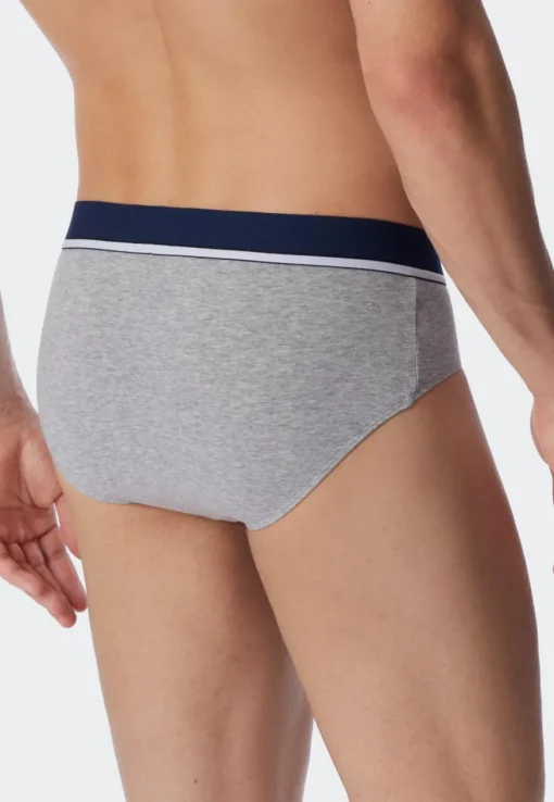 SCHIESSER 95/5 slip (3-pack), heren rioslip biologisch katoen geweven elastische tailleband meerkleurig