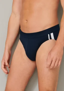 SCHIESSER 95/5 Stretch rio slips (3-pack), zwart, blauw en grijs