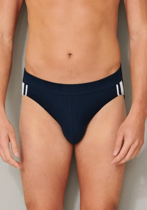 SCHIESSER 95/5 Stretch rio slips (3-pack), donkerblauw