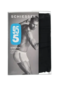 SCHIESSER 95/5 Stretch shorts (3-pack), zwart
