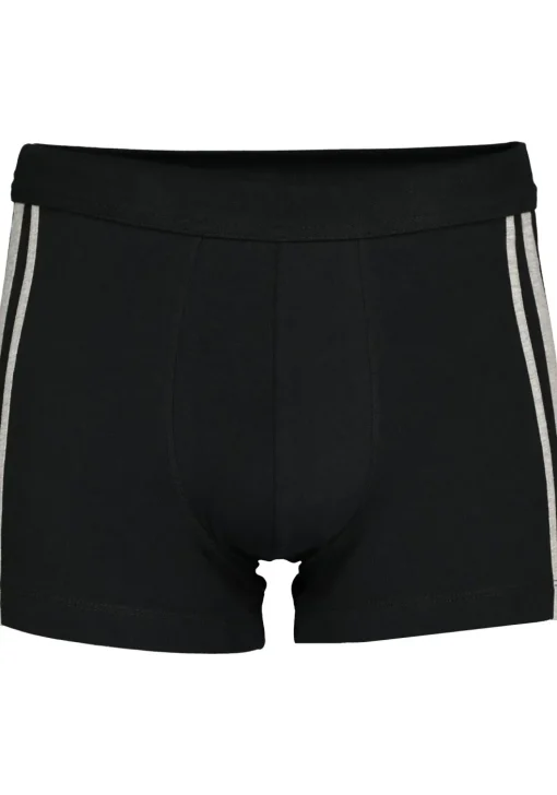 SCHIESSER 95/5 Stretch shorts (3-pack), zwart, blauw en grijs