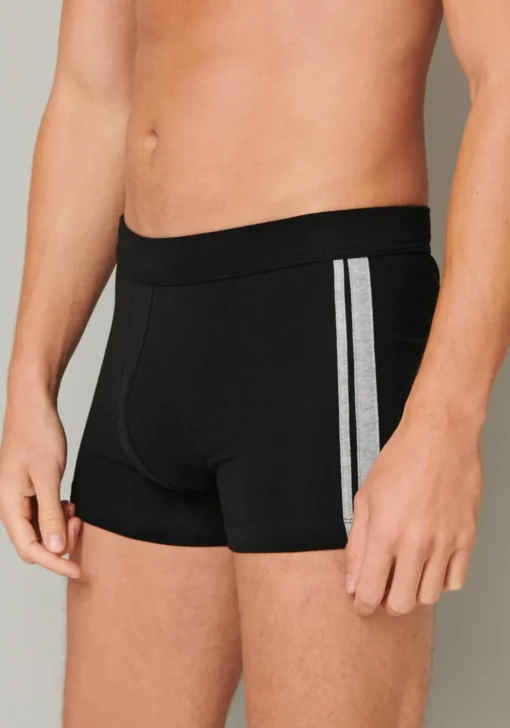 SCHIESSER 95/5 Stretch shorts (3-pack), zwart