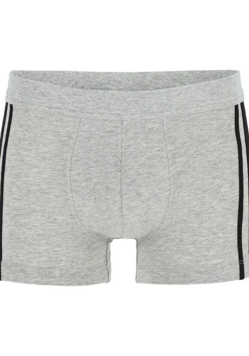 SCHIESSER 95/5 Stretch shorts (3-pack), zwart, blauw en grijs