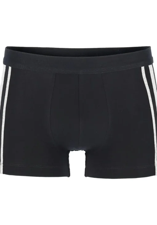SCHIESSER 95/5 Stretch shorts (3-pack), zwart