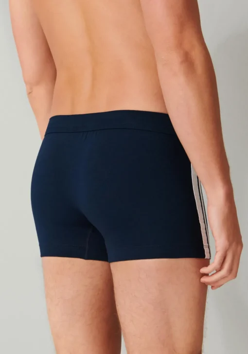 SCHIESSER 95/5 Stretch shorts (3-pack), donkerblauw