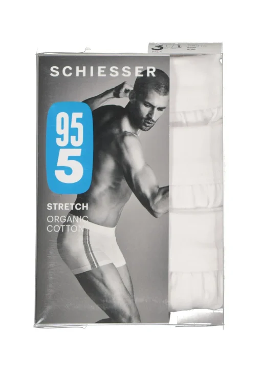 SCHIESSER 95/5 Stretch shorts (3-pack), wit