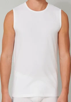 SCHIESSER 95/5 tanktops (2-pack), O-hals, wit