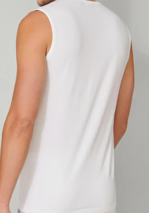 SCHIESSER 95/5 tanktops (2-pack), O-hals, wit