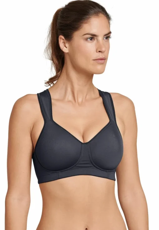 SCHIESSER Active bh (1-pack), dames sport-bh antraciet