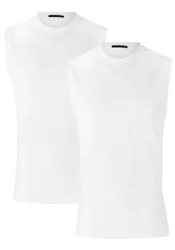 Schiesser American T-shirt Singlet 2-pack, wit
