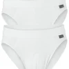 SCHIESSER Authentic rioslips (2-pack), wit