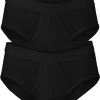 SCHIESSER Authentic sportslips (2-pack), zwart
