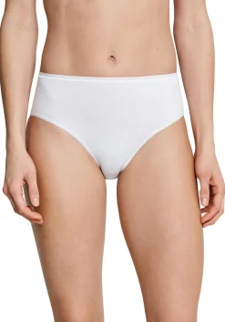SCHIESSER Cotton Essentials dames slips (3-pack), wit