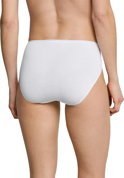 SCHIESSER Cotton Essentials dames slips (3-pack), wit