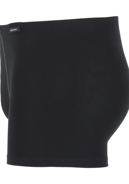 SCHIESSER Cotton Essentials shorts (2-pack), zwart