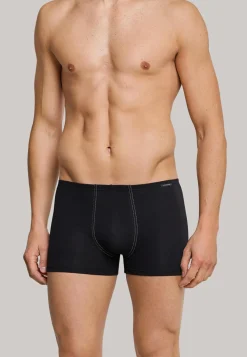 SCHIESSER Cotton Essentials shorts (2-pack), zwart