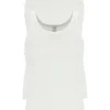 SCHIESSER Essentials singlets (2-pack), Doppelribb, wit