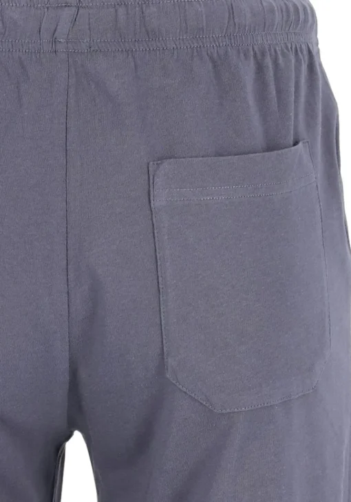 SCHIESSER heren pyjama, O-hals met knoopjes, grijs