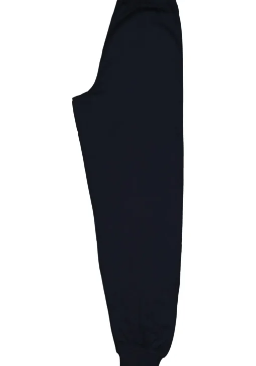 SCHIESSER heren pyjama, V-hals, blauw met wit en grijs gestreept