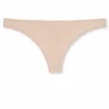 SCHIESSER Invisible Lace (1-pack), dames string microvezels kant sandkleur