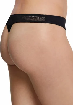 SCHIESSER Invisible Lace (1-pack), dames string microvezel kant noga