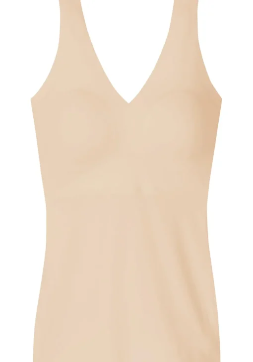 SCHIESSER Invisible Soft dames singlet, met uitneembare cups, huidskleur