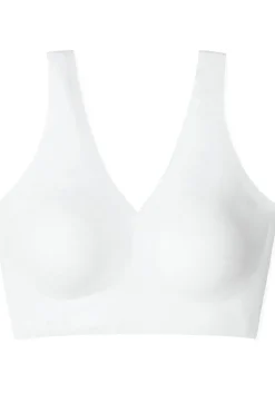 SCHIESSER Invisible Soft dames bralette, met uitneembare cups, wit
