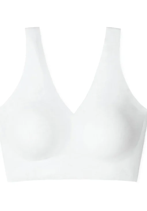SCHIESSER Invisible Soft dames bralette, met uitneembare cups, wit