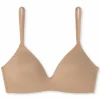 SCHIESSER Invisible Soft bh (1-pack), dames beugelbeha voorgevormd esdoornkleurig