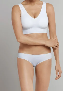 SCHIESSER Invisible Soft dames bralette, met uitneembare cups, wit