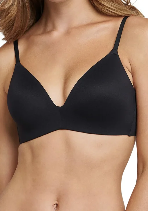 SCHIESSER Invisible Soft dames BH, voorgevormd zonder beugel, zwart
