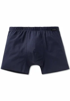 SCHIESSER Laser Cut boxer (1-pack), heren short interlock naadloos blauw