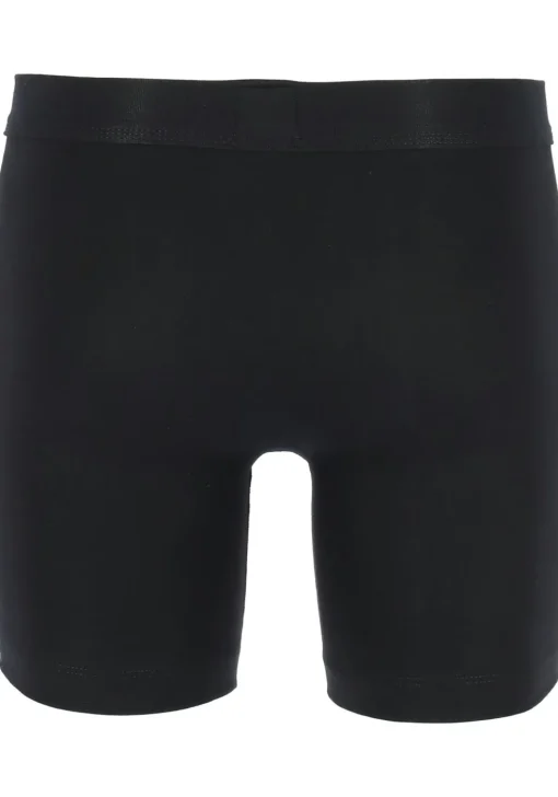 SCHIESSER Long Life Cotton shorts (1-pack), lang met gulp, zwart