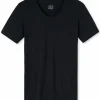 SCHIESSER Long Life Soft T-shirt (1-pack), heren shirt korte mouwen blauwzwart