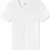 SCHIESSER Long Life Soft T-shirt (1-pack), heren shirt korte mouwen wit