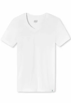 SCHIESSER Long Life Soft T-shirt (1-pack), heren shirt korte mouwen wit
