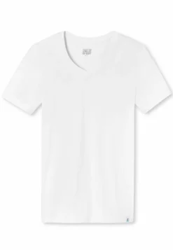SCHIESSER Long Life Soft T-shirt (1-pack), heren shirt korte mouwen wit