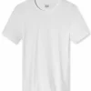 SCHIESSER Long Life Soft T-shirt (1-pack), heren shirt korte mouwen wit