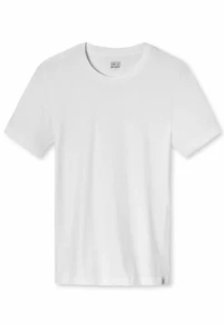 SCHIESSER Long Life Soft T-shirt (1-pack), heren shirt korte mouwen wit