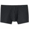 SCHIESSER Long Life Soft boxer (1-pack), heren short blauwzwarte strepen