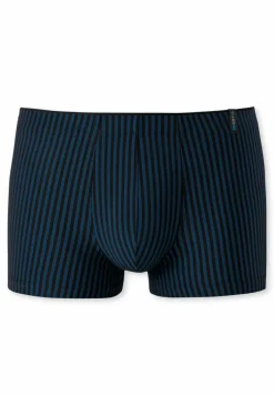 SCHIESSER Long Life Soft boxer (1-pack), heren shorts marine-zwart gestreept