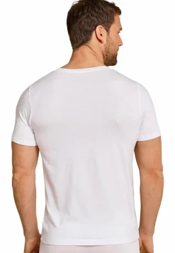 SCHIESSER Long Life Soft T-shirt (1-pack), heren shirt korte mouwen wit