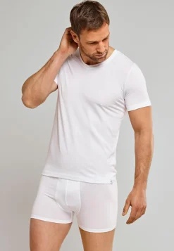SCHIESSER Long Life Soft boxer (1-pack), heren short wit