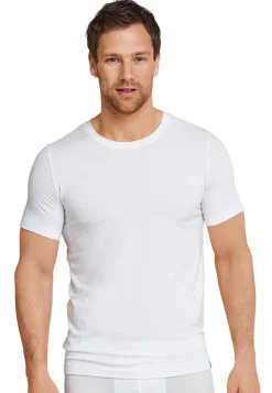 SCHIESSER Long Life Soft T-shirt (1-pack), heren shirt korte mouwen wit